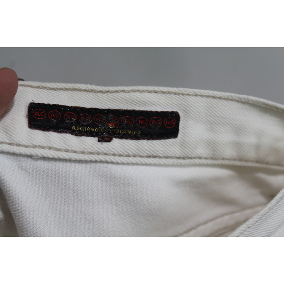 Adriano Goldschmied Women White Jeans Denim BootCut Size 27 - Picture 2 of 11